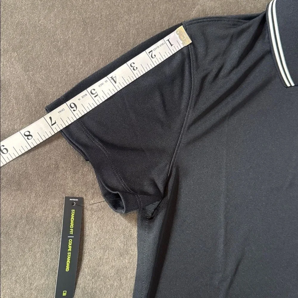 Nike Women’s Black Golf Polo Shirt Dri-Fit Short Sleeve Standard Fit MEDIUM NWT